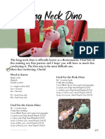 Long Neck Crochet Dinosaur Amigurumi PDF Pattern