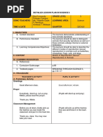 Detailed Lesson Plan in Science V