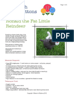 Chubby Crochet Deer Amigurumi PDF Pattern