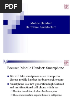 Mobile Handset Architecture