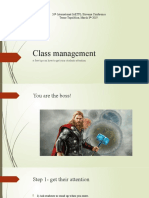 Class Management