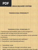 Buccal Drug Delivery System