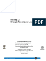 Module 12 Strategic Planning and Leadership