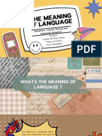 The Meaning of Language Semantics