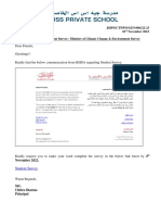 .Circular 084 - KHDA Student Survey - Ministry of Climate Change & Environment Survey (Grade 7-Grade 12)