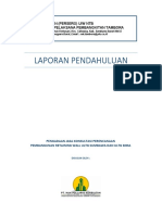 Lap. Pendahuluan - UPK Tambora - Retaining Wall ULTG Sumbawa dan ULTG Bima