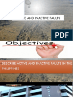 Active and Inactive Faults