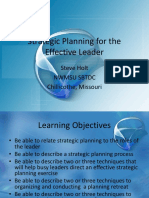 Strategic Planning For The Effective Leader