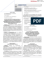 Leyes del Congreso sobre construcción de centro oncológico e importancia cultural de casa natal