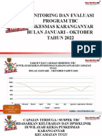 Monev TBC Jan - Okt PKM Karanganyar