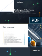 The Top Challenges of Monitoring Regulatory Risk in 2022