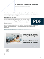 Conditional Forms in English Definition Amp Examples