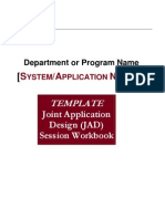 JAD Workbook Template