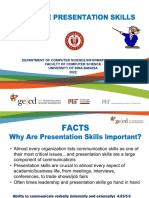 University Department Presentation Overview