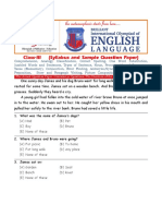 Class-III Syllabus Sample Question Paper 40min