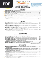 Lunch Menu