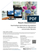 Desinfekt Flyer Raum