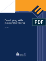 Developing Skills in Scientific Writing (John Giba)