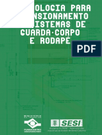 Metodologia para dimensionamento de sistemas de guarda-corpo e rodapé