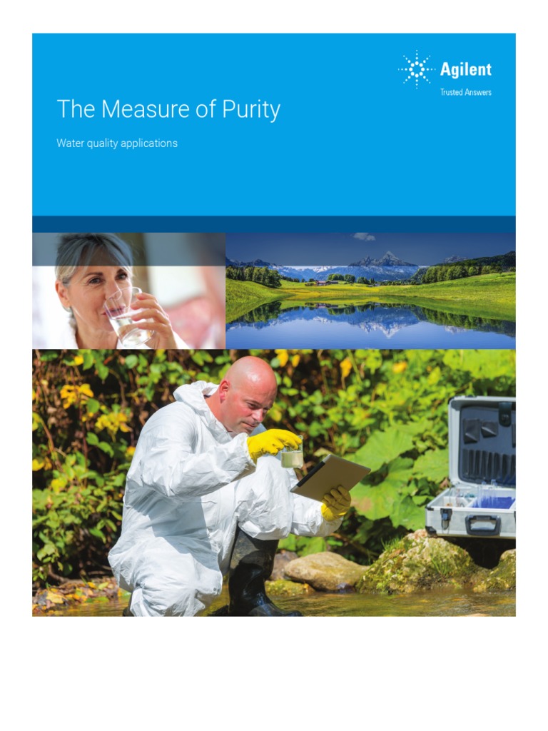 Measure Water Purity with Agilent Solutions PDF Volatile Organic