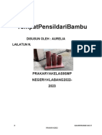 Tempat Pensil Dari Bambu