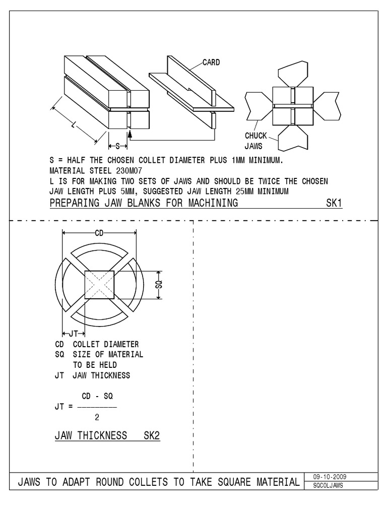 Square Collet | PDF | Technology & Engineering