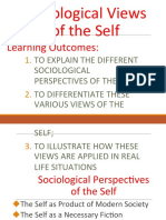 Sociological Views of The Self 1