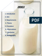 To Determine The Amount of Casein in Different Samples of Milk