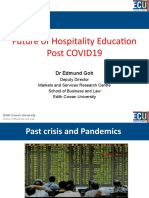 Future of Hospitality Education Post COVID19 (DR - Edmund Goh)