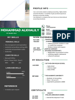 Mohammad Alkhalily: Profile Info