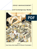KNOWLEDGE MANAGEMENT Knowledge Management, Classic and Contemporary Works