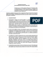 Protocolo de Acuerdo para Presupuesto Publico de Chile 2023
