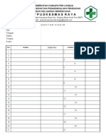 Daftar Hadir Rapat