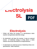 Electrolysis - SL