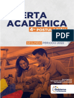 Oferta Academica 4ta Postulacion