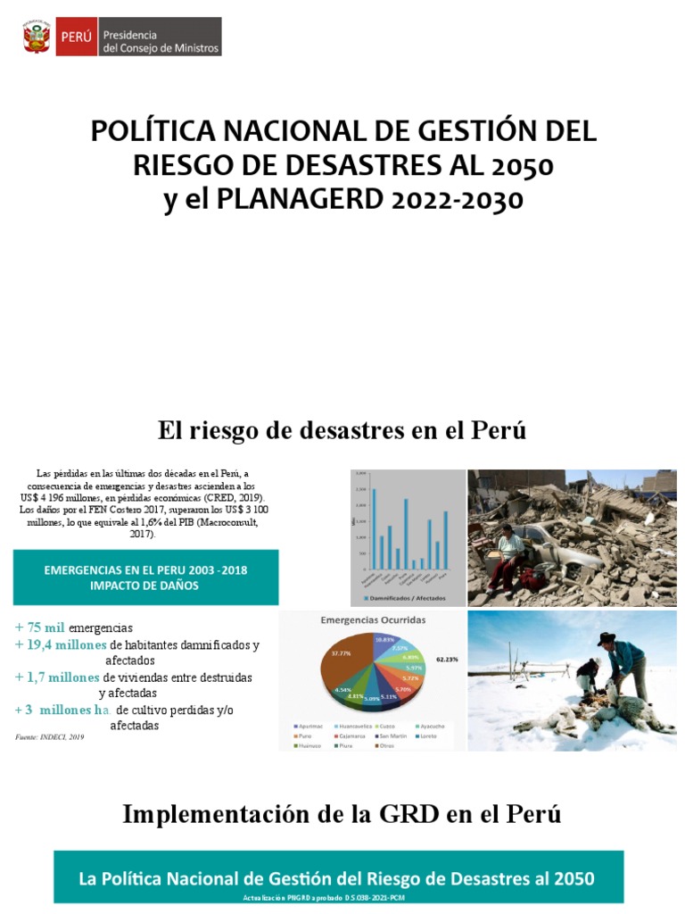 Planagerd 2022-2030: Estrategia de Riesgos | PDF | Reducción de ...