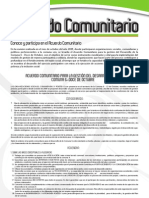 Acuerdo Comunitario para La Gestión Del Desarrollo de La Comuna 6 - Doce de Octubre