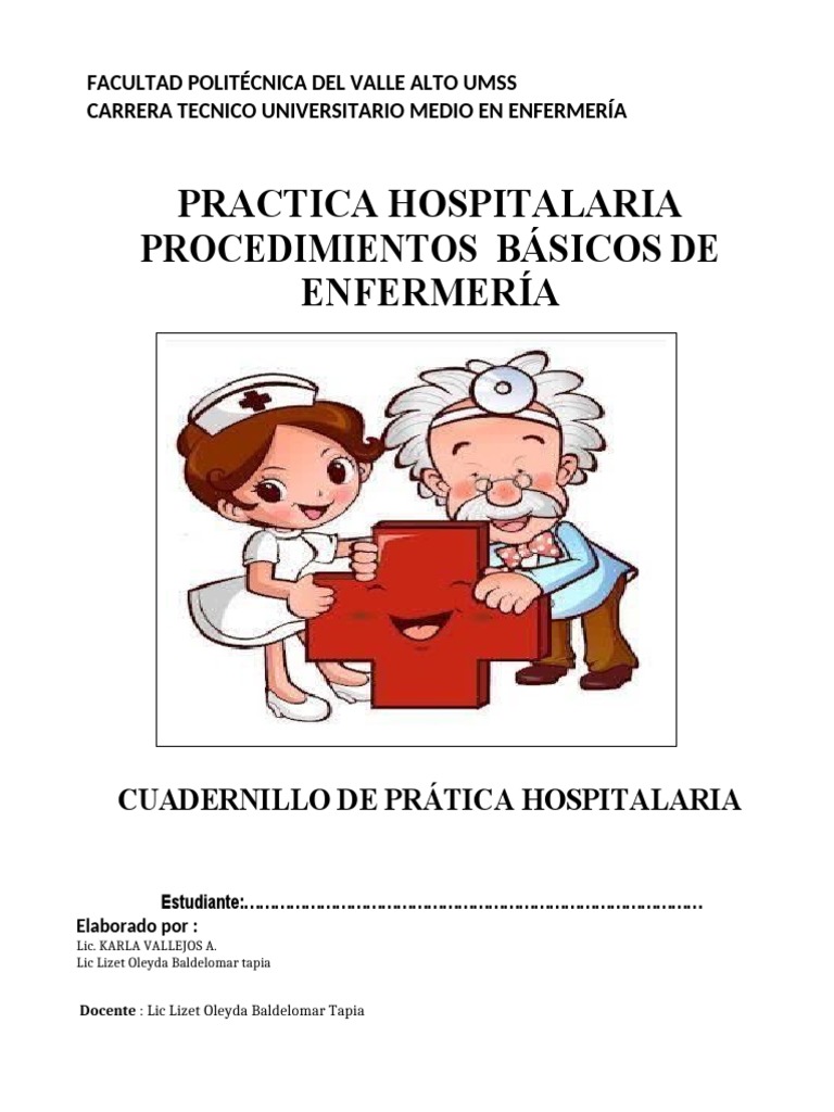 15 Oct - Cuadernillo Fpva para Fotocoíar 2 | PDF | Enfermería | Hospital