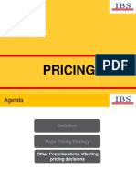 PRICING STRATEGIES AND FACTORS TO CONSIDER