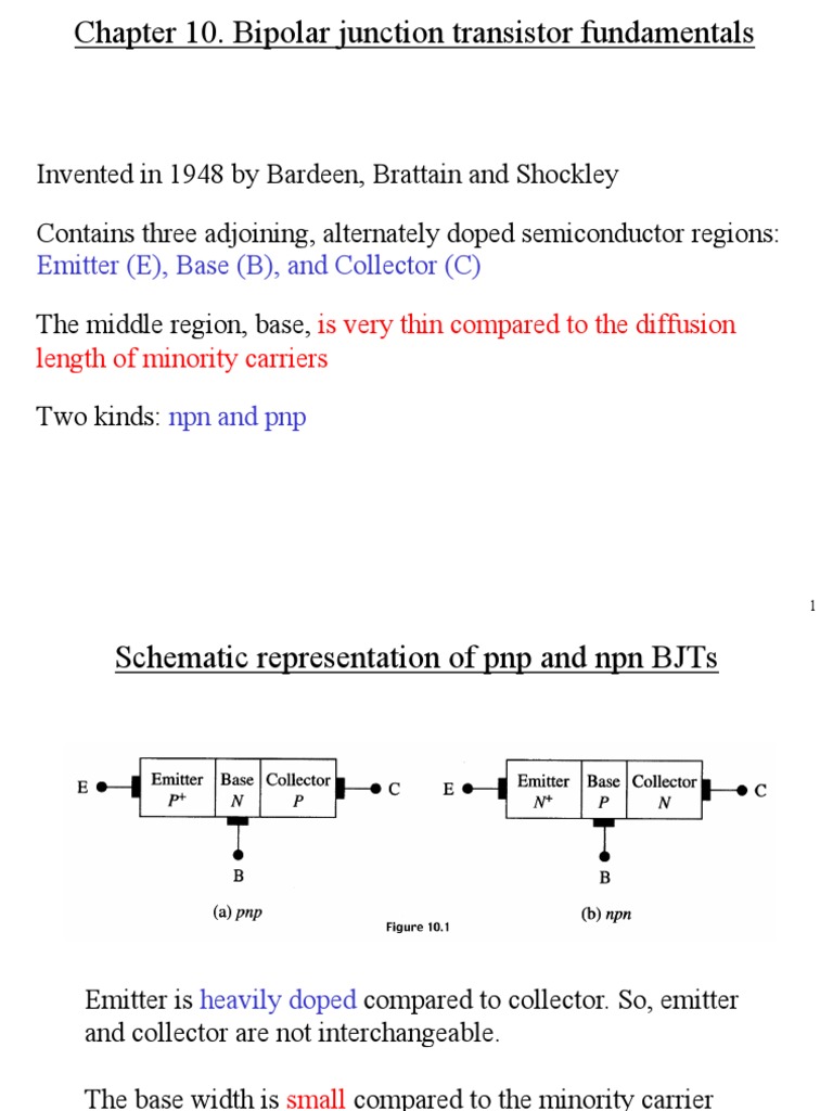 BJT Fundamentals and Performance Analysis | PDF | Bipolar Junction ...