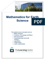 Mathematics For Earth Science