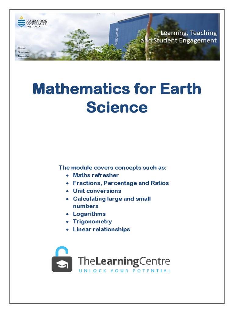 Mathematics For Earth Science | PDF | Percentage | Numbers