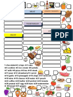 Foods and Drinks Word Search Puzzle