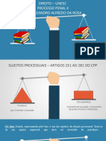 Sujeitos Processuais - Material Complementar de Reforço.