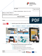 Ficha de Trabalho 12.º Módulo 7.2