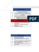 MAtriz EFE y EFI Dofa Cemex