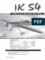 Assembly Guide for YAK 54 Semi-Scale ARF Plane