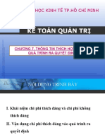 chuong 8- Thông tin thích hợp cho quá trình ra quyết định.