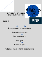 Borboletinha Cifrada Allegro