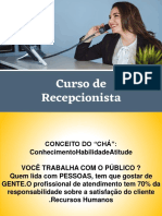 RECEPCIONISTA